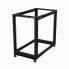 Startech 18U 19"" Open Frame Server Rack - 4 Post Adjustable Depth 22-40"" Mobile - Free Standing Rolling Network/Computer Equipment Data Rack - Dell PowerEdge HP ProLiant ThinkServer
